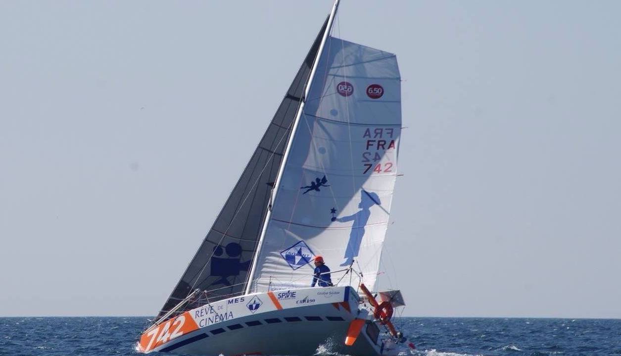 Stan Thuret dédie sa Mini-Transat à l’association Rêve de Cinéma